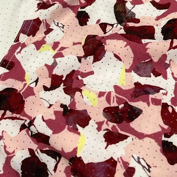 Lija White Flora Game Day Full Zip Contrast Print Floral Drawcord Golf … - Picture 15 of 16